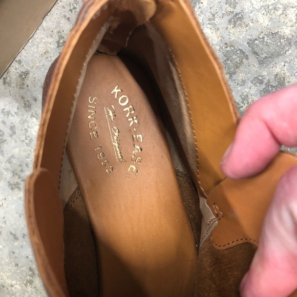 Kork-Ease Ryder Rum Brown Ankle Bootie Boots Size11M Style K53506 Leather - Picture 8 of 13